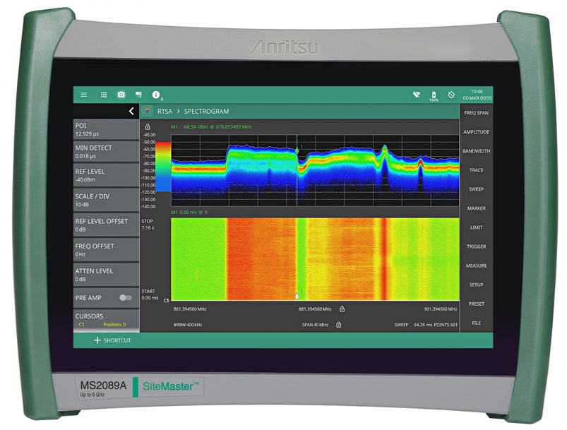 Anritsu présente les analyseurs révolutionnaires Site Master™ MS2085A et MS2089A